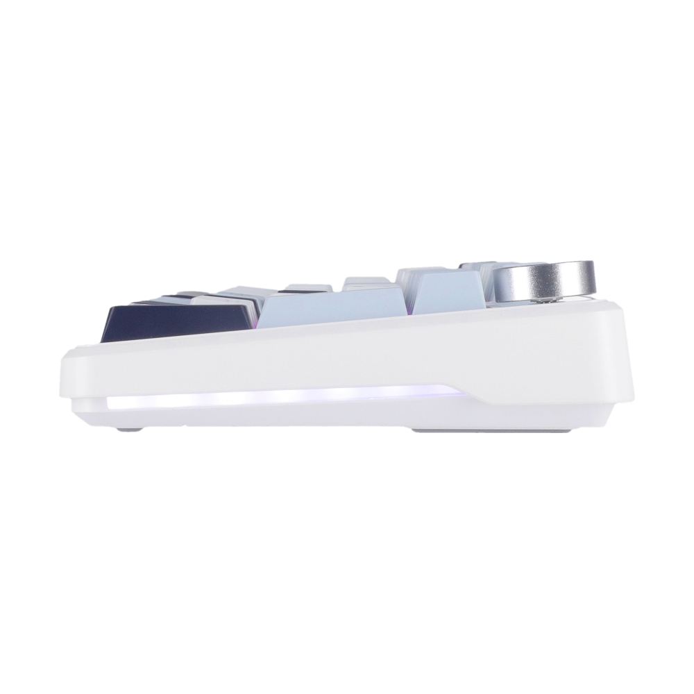 KEYBOARD WIRELESS BLUETOOTH AULA F108PRO LIGHTBLUE WHITE BLACKPURPLE (REAPER SWITCH คีย์บอร์ด)