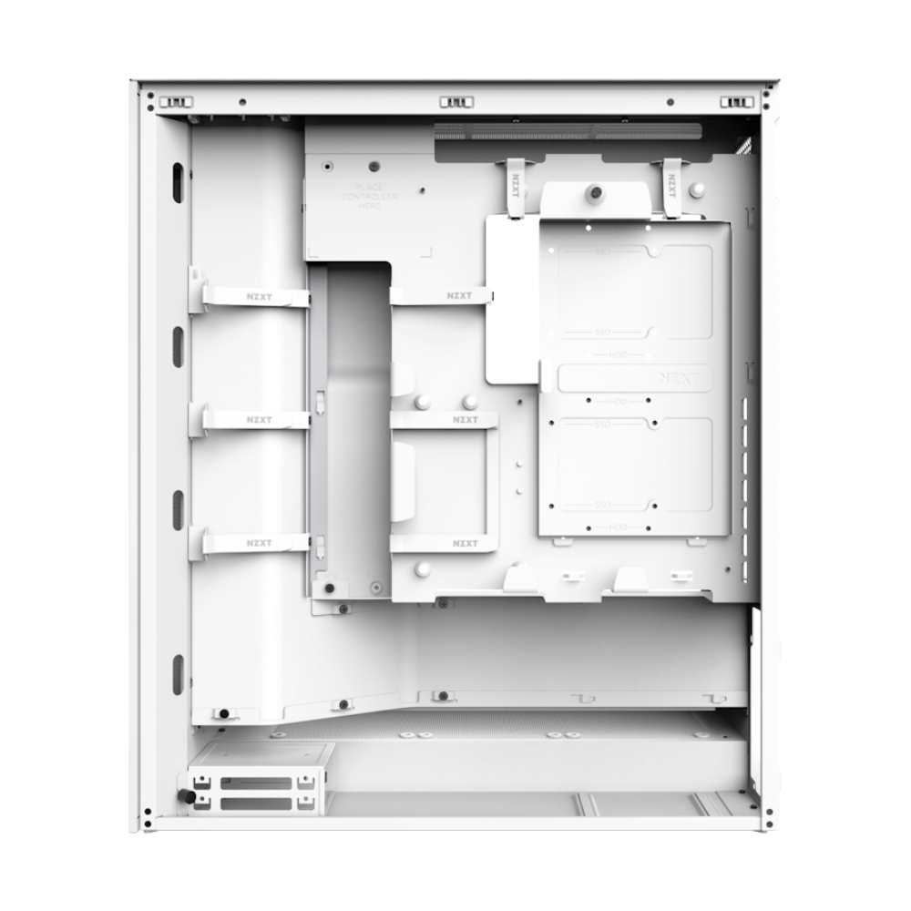 ATX CASE (NP) NZXT H7 FLOW WHITE