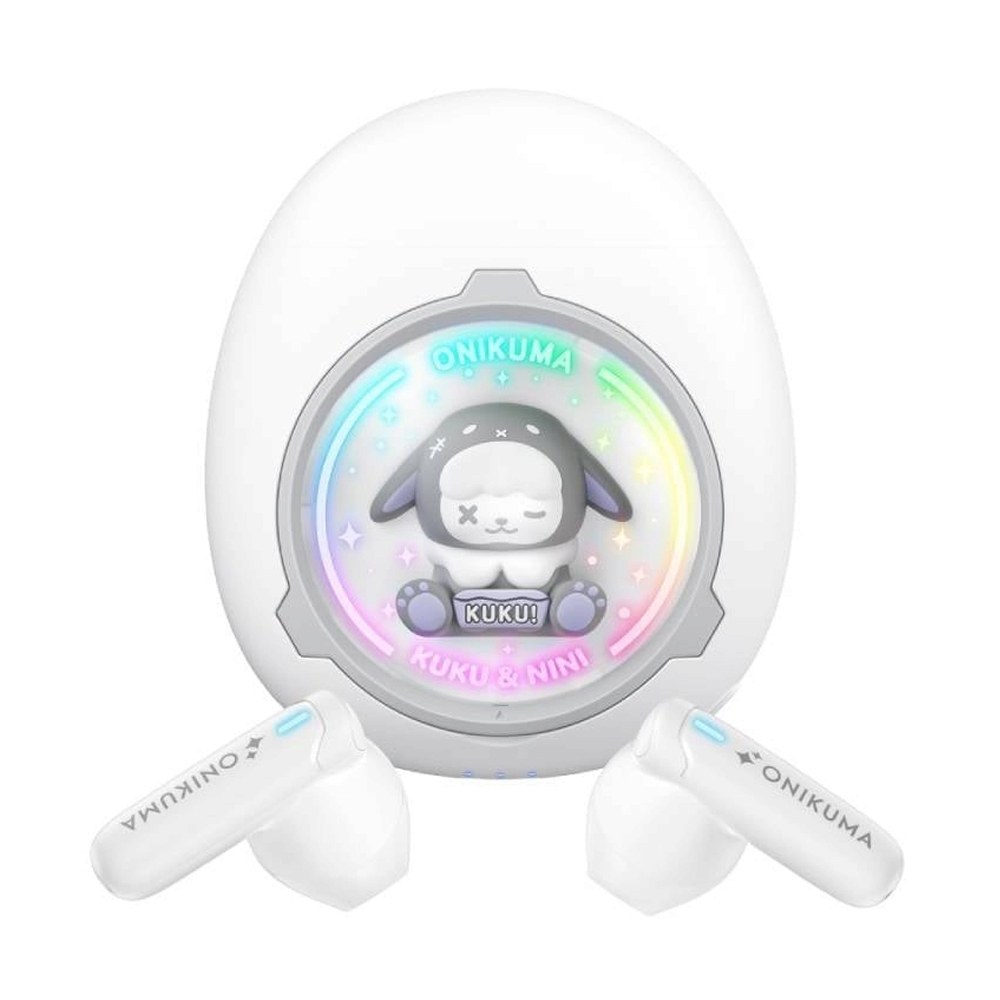 TRUE WIRELESS ONIKUMA KUKUNINI WHITE (BLUETOOTH)