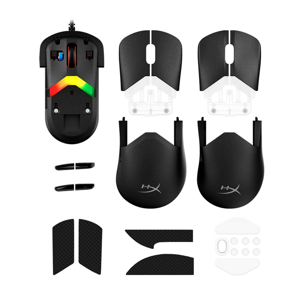 MOUSE HYPERX PULSEFIRE SAGA BLACK (เมาส์สาย)