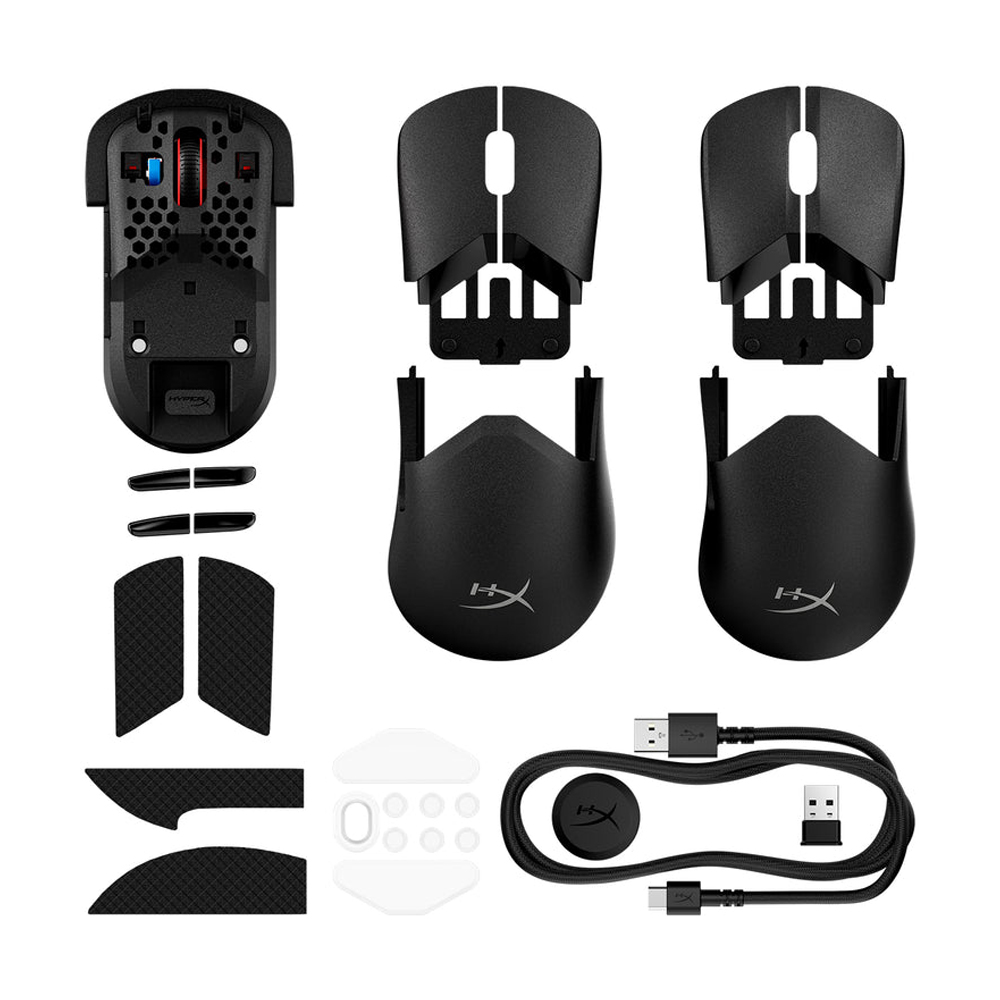 MOUSE WIRELESS BLUETOOTH HYPERX PULSEFIRE SAGA PRO BLACK (เมาส์ไร้สาย)