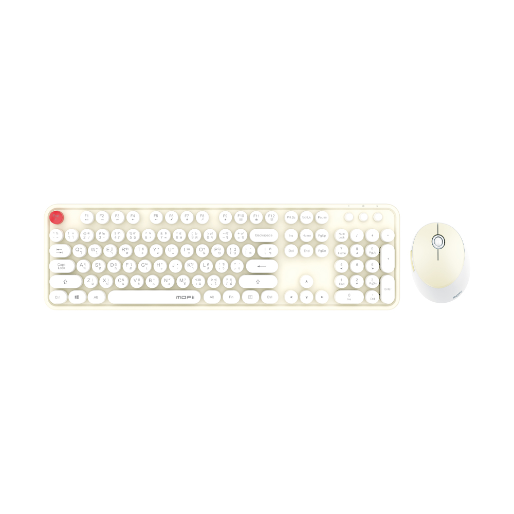 COMBO SET WIRELESS MOFII SWEET OFFWHITE