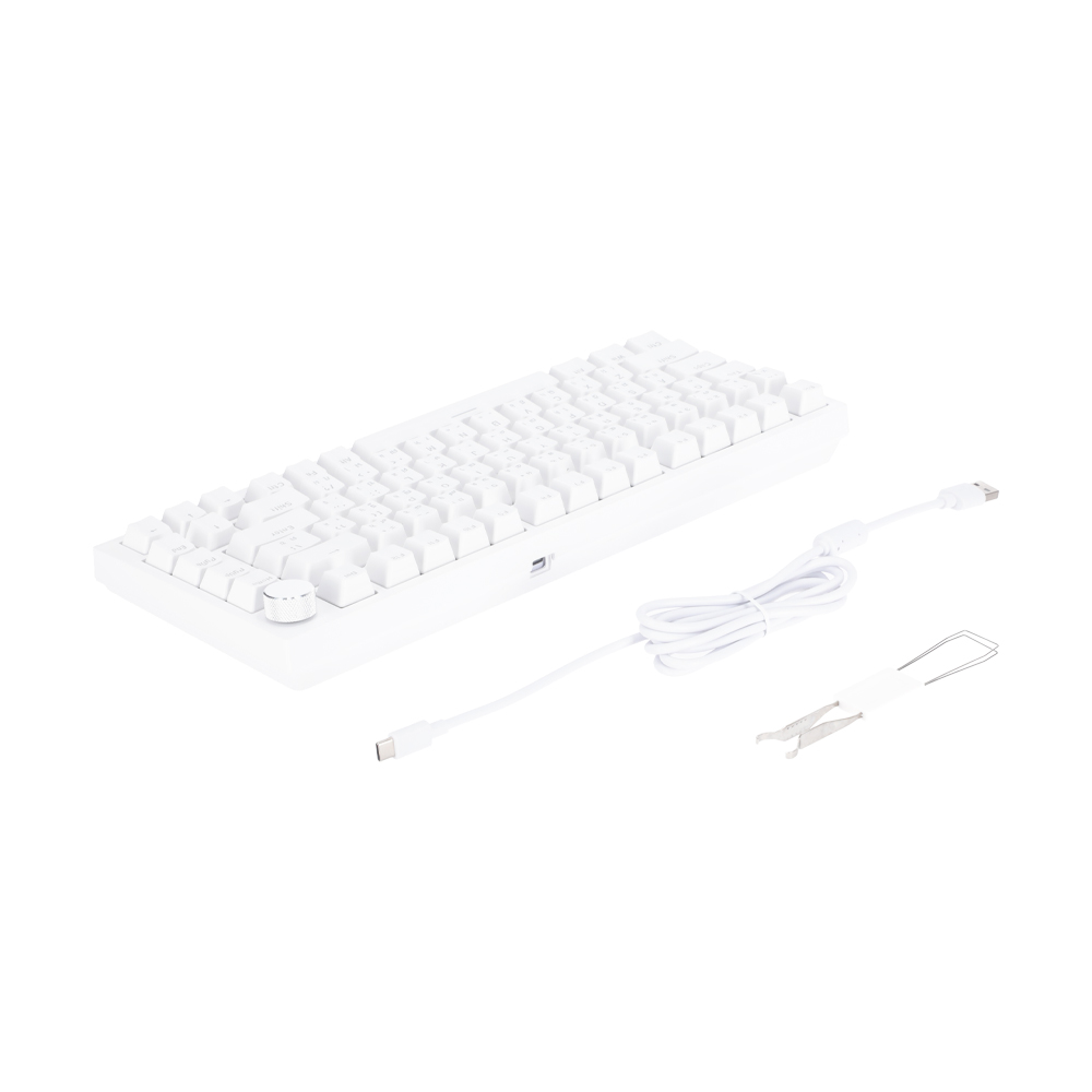 KEYBOARD AJAZZ AK820 MINIMAL WHITE (BLUE SWITCH คีย์บอร์ด)