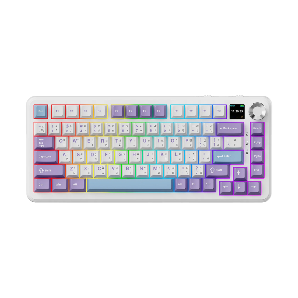 KEYBOARD WIRELESS BLUETOOTH AJAZZ AK820 MAX MOUNTAIN MIST (MAILA SWITCH คีย์บอร์ด)