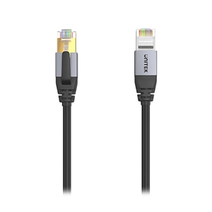 สายแลน CAT8 5m. UNITEK (C18149AGY03-5M) Black