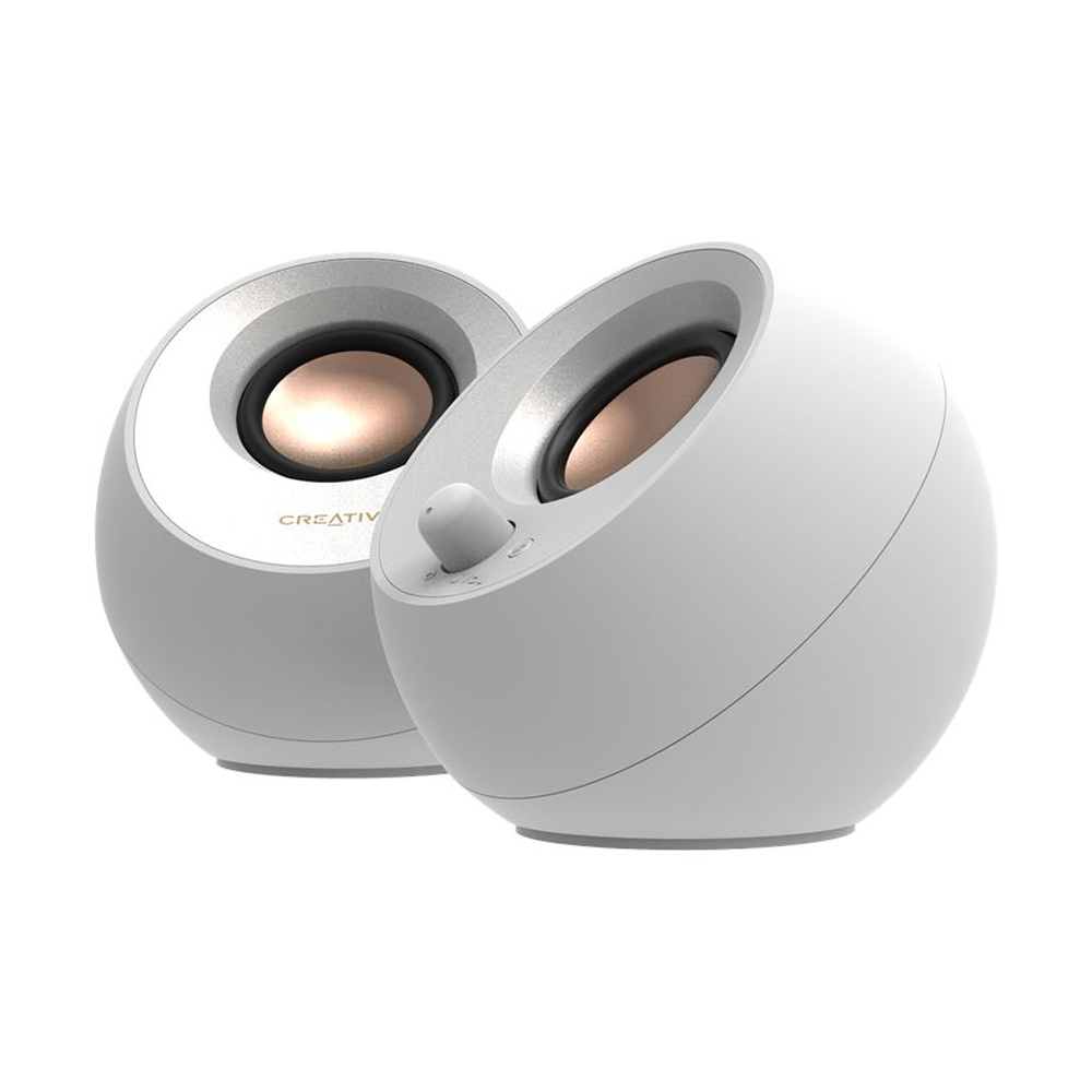 ลำโพง CREATIVE PEBBLE V3 BLUETOOTH WHITE