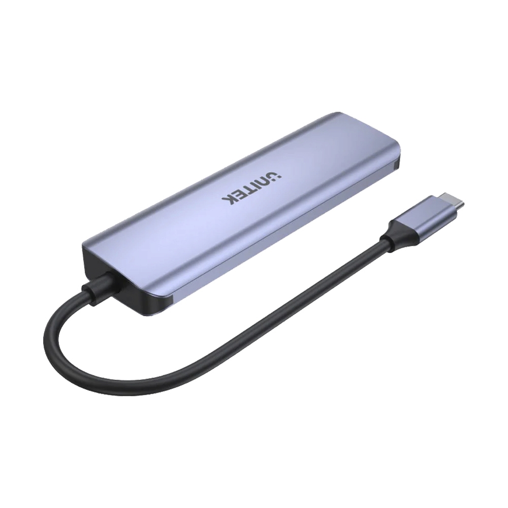 4 Port USB HUB v.3.2 UNITEK (H1107Q) Type-C Space Grey