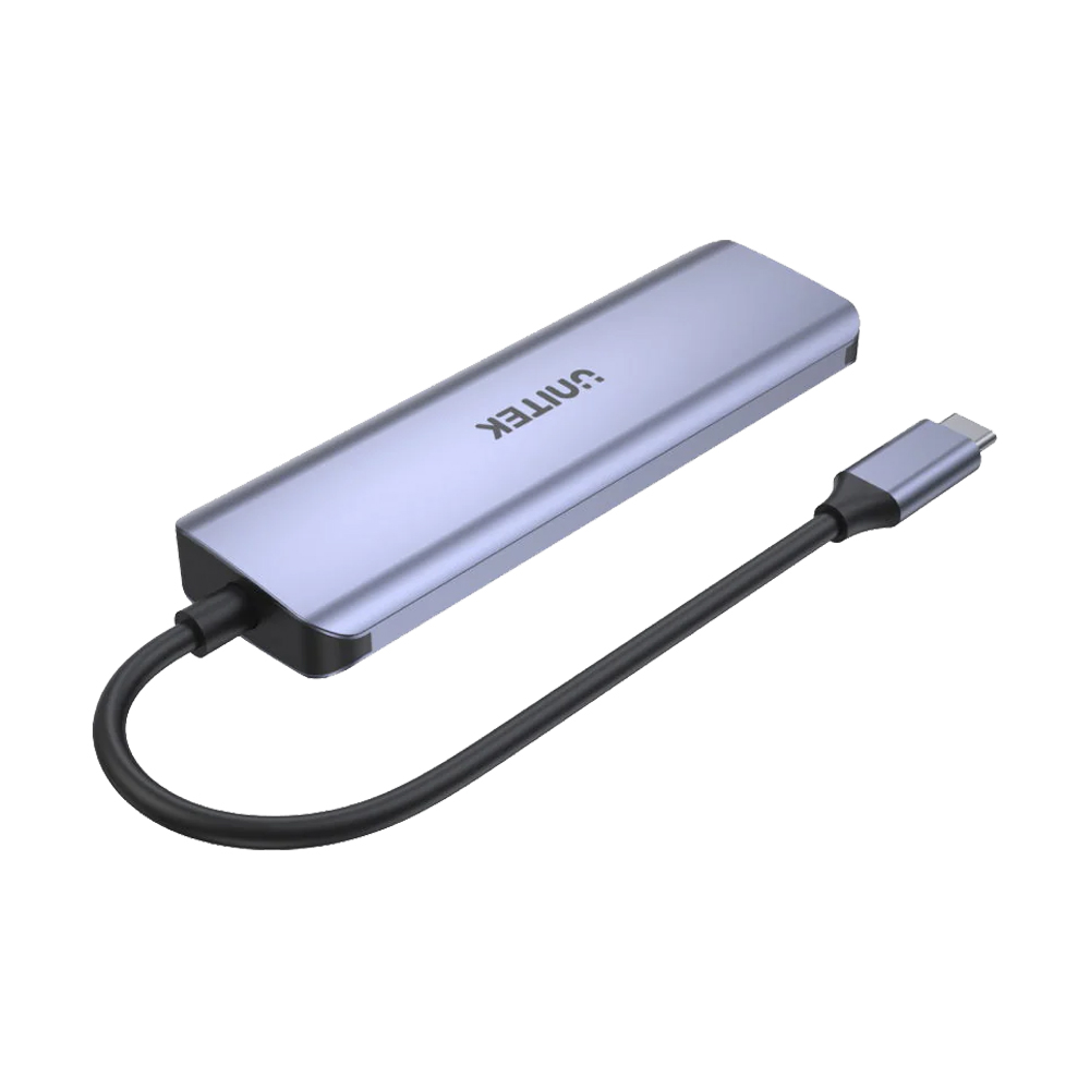 4 Port USB HUB v.3.2 UNITEK (H1107Q) Type-C Space Grey