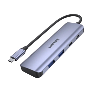 4 Port USB HUB v.3.2 UNITEK (H1107Q) Type-C Space Grey