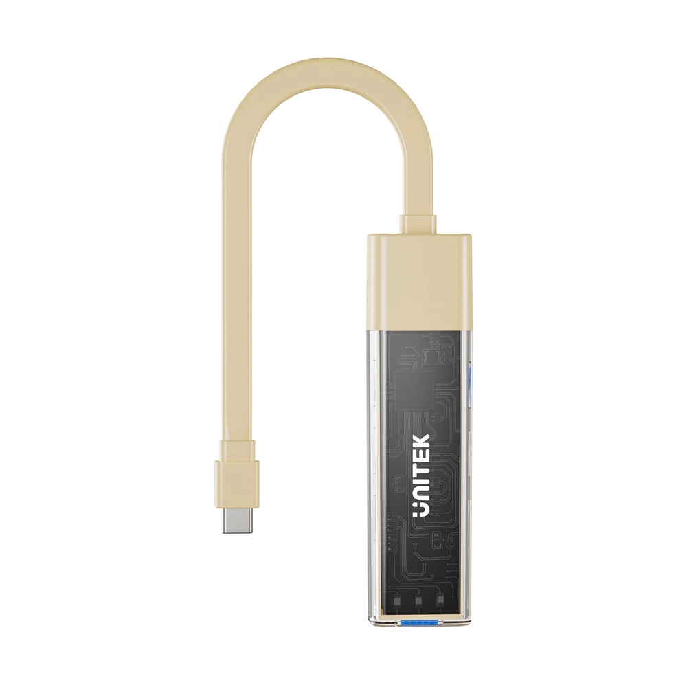 4 Port USB HUB v.3.0 UNITEK (H1319ACL01) Type-C Cream