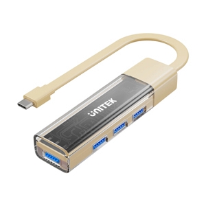 4 Port USB HUB v.3.0 UNITEK (H1319ACL01) Type-C Cream