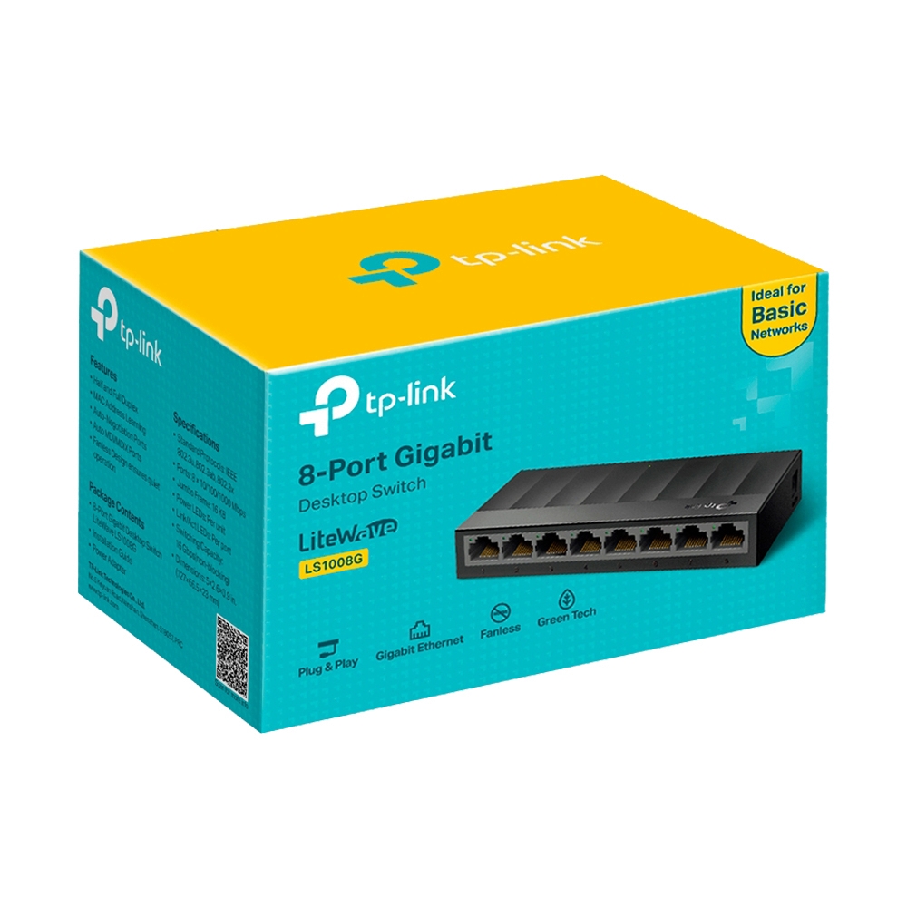 Gigabit Switching Hub TP-LINK (LS1008G) 8 Port (5)
