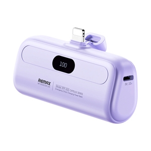 POWER BANK 5000 mAh REMAX (10W,RPP-633,Lightning) Purple