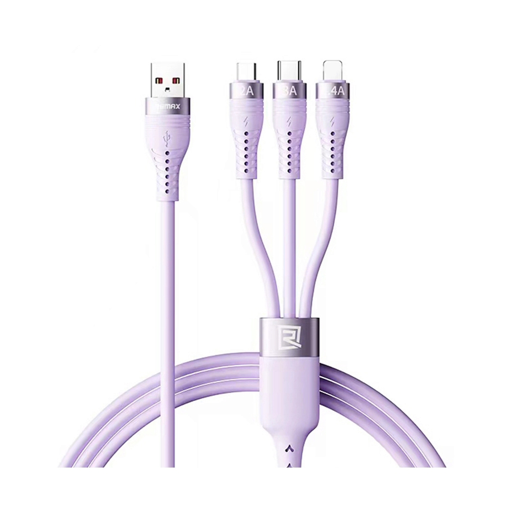Cable Charger 3in1 REMAX (1.2M,RC-C151)Purple                                   