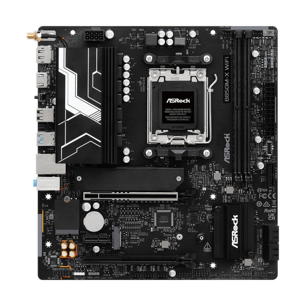 MAINBOARD (AM5) ASROCK B850M-X WIFI R2.0 DDR5