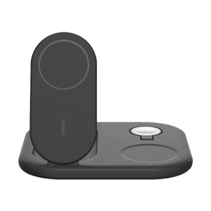 Wireless Charging Stand 3in1 BELKIN (15W,Qi2 ,WIZ029thBK) Black