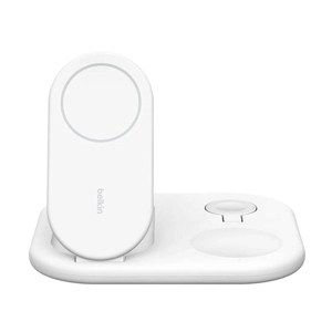 Wireless Charging Stand 3in1 BELKIN (15W,Qi2,WIZ029thWH) White