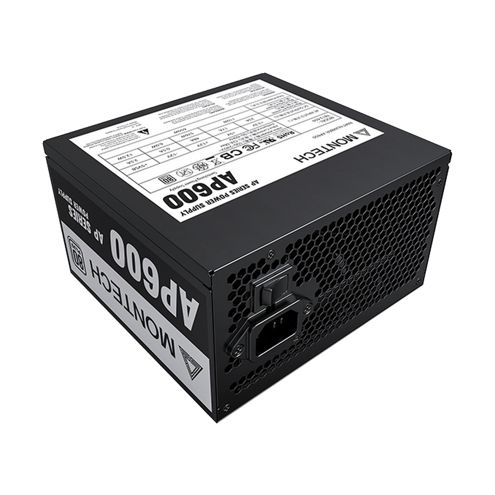 PSU (80+ WHITE) 600W MONTECH AP600