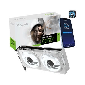 VGA GALAX GEFORCE RTX 5060 TI 1-CLICK WHITE OC - 8GB GDDR7