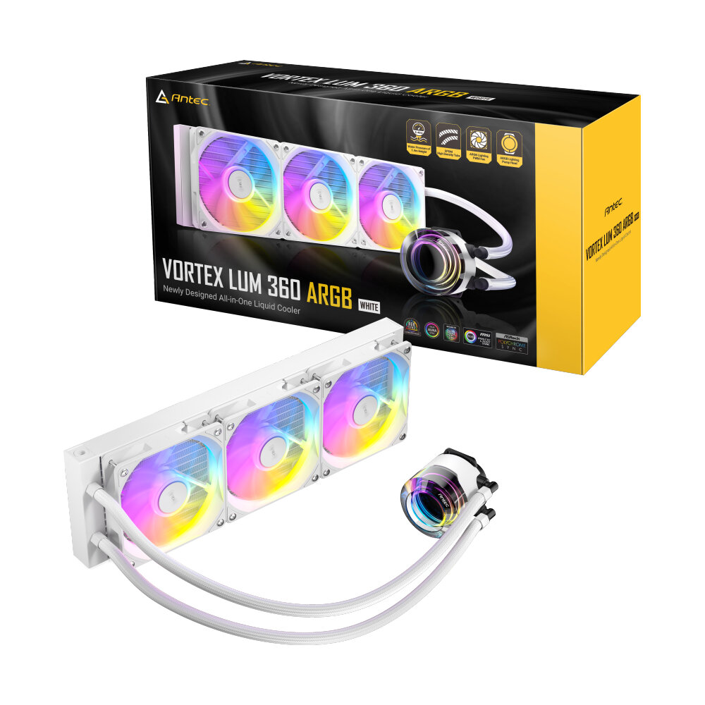 LIQUID COOLING ANTEC VORTEX LUM 360 ARGB AIO WHITE