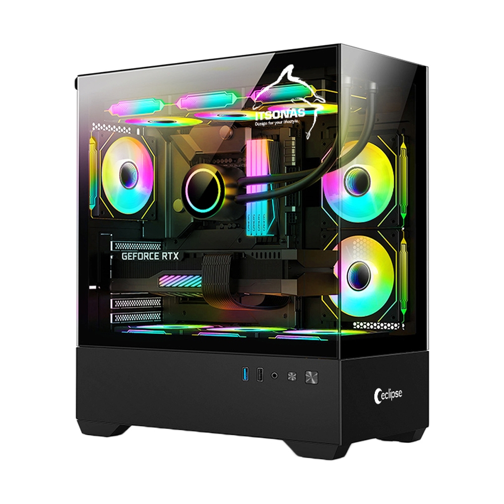 E-ATX CASE (NP) ITSONAS ECLIPSE ARGB BLACK
