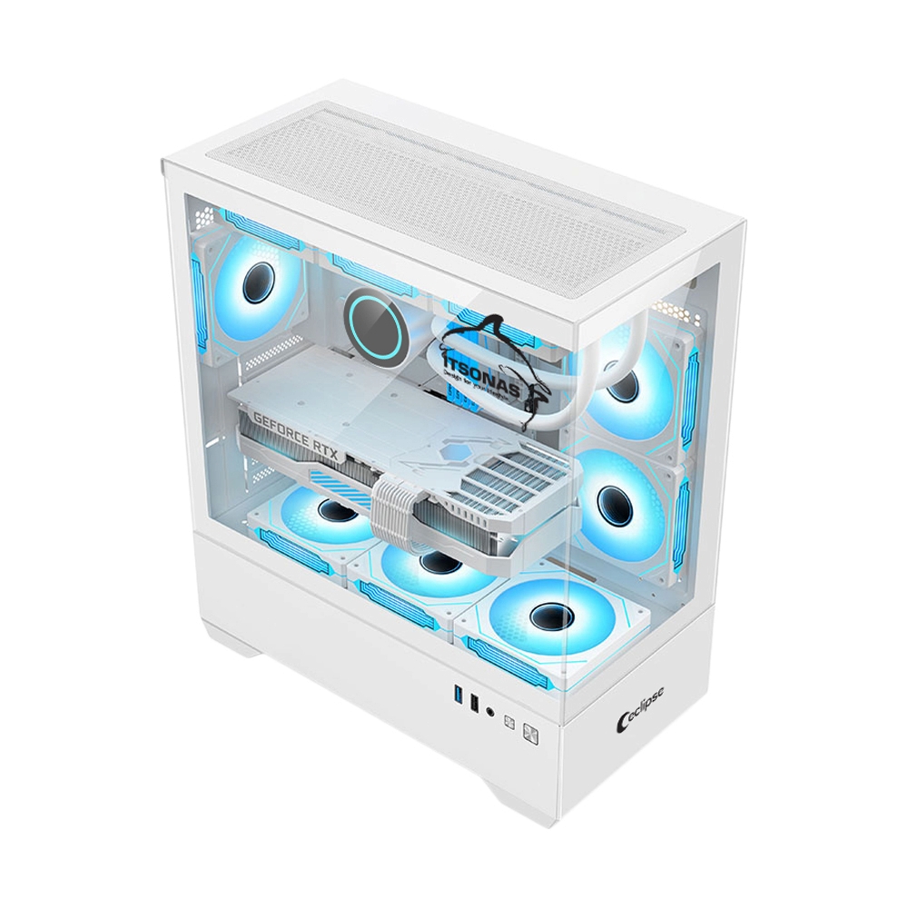 E-ATX CASE (NP) ITSONAS ECLIPSE ARGB WHITE