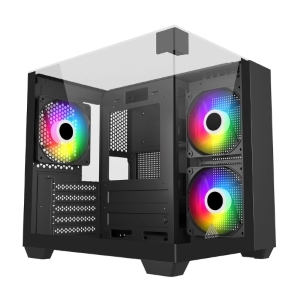 mATX CASE (NP) TSUNAMI ADVENTURE X VIEW PRO KK BLACK
