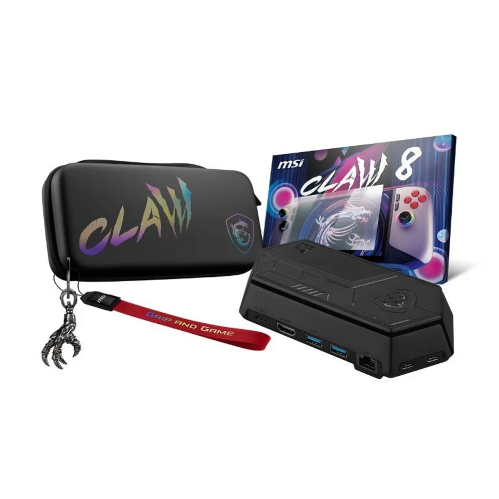 msi claw 8 AI+ A2VM ブラック&サンドストーム ポータブルゲーミングPC＋専用アクセサリー一式 Claw 8 AI+ A2VM