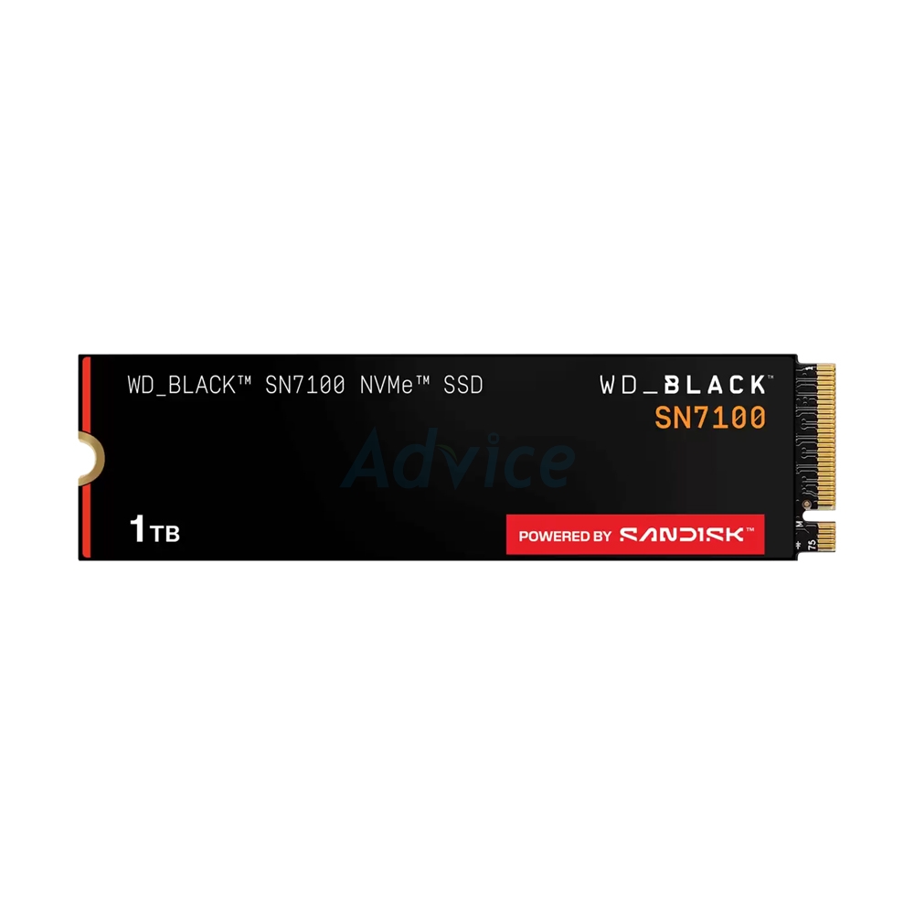 SSD M.2 PCIe (4.0) 1.TB (5Y) WD BLACK SN7100 (WDS100T4X0E)