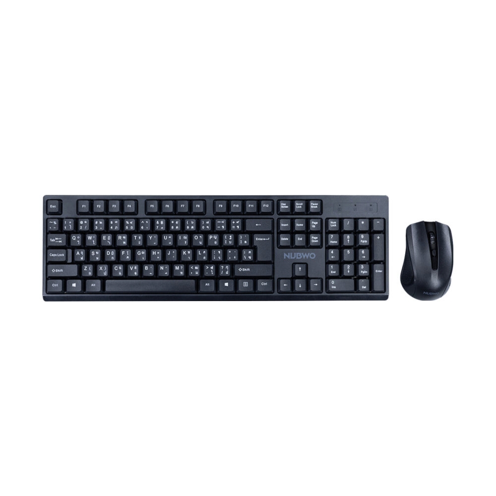 COMBO SET WIRELESS NUBWO NKM644 BLACK