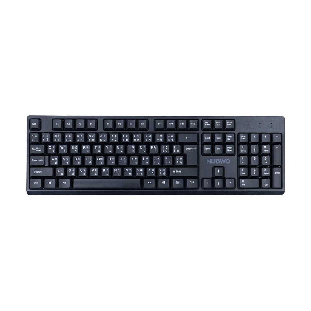 COMBO SET WIRELESS NUBWO NKM644 BLACK