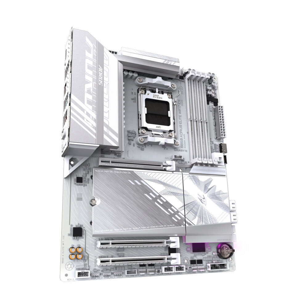 MAINBOARD (AM5) GIGABYTE B850 AORUS ELITE WIFI7 ICE DDR5 (REV. 1.1)