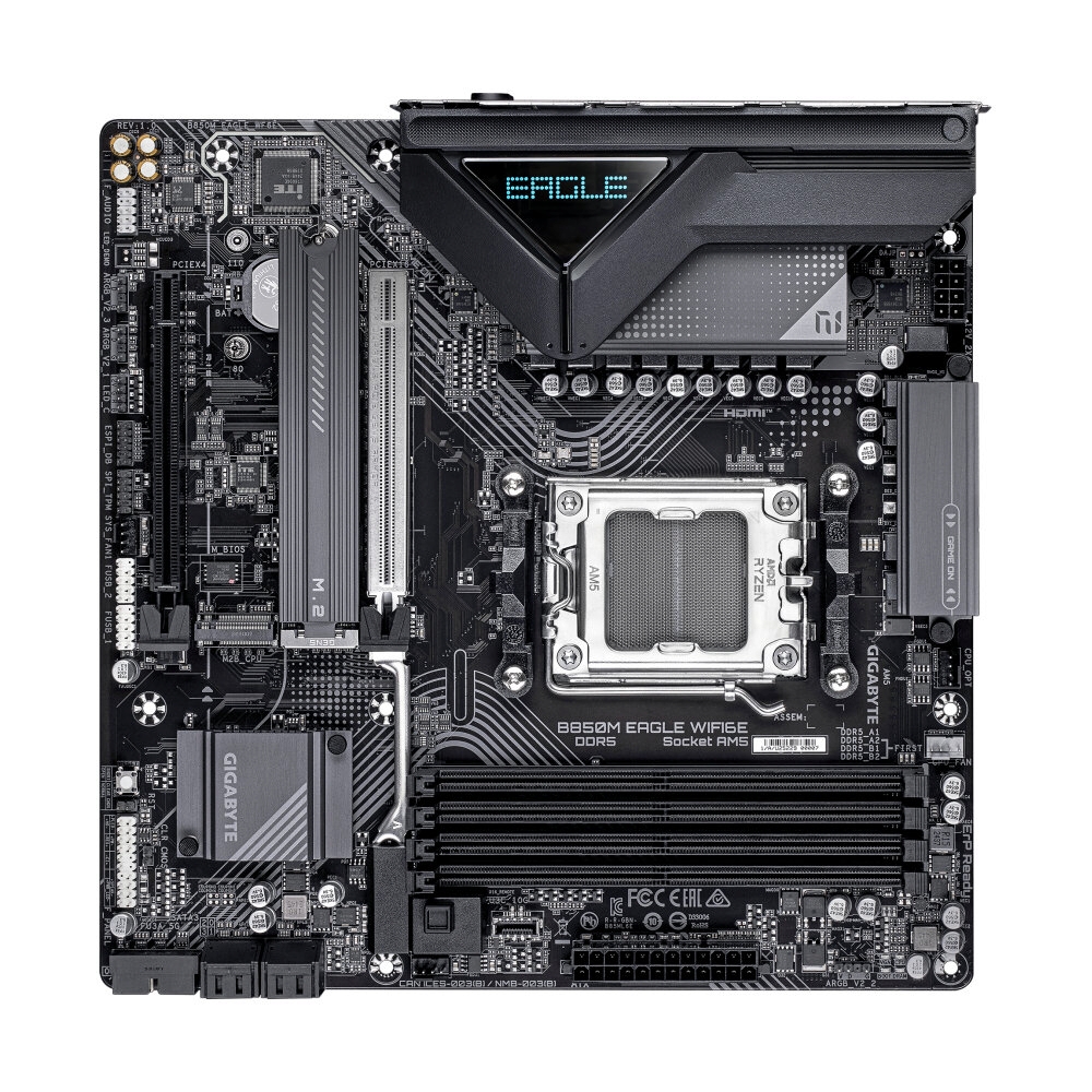MAINBOARD (AM5) GIGABYTE B850M EAGLE WIFI6E DDR5 (REV. 1.0)