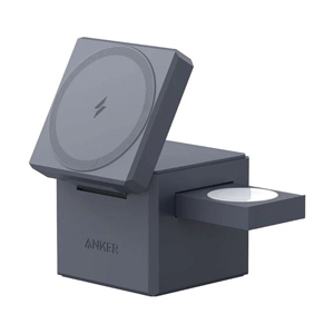 Wireless Charging Stand 3in1 Cube with MagSafe ANKER (15W,Y1811KA2) Black