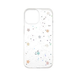 Case iPhone 15 Laura Luca Milky Way Stardust - Clear Glitter (2527655600617)