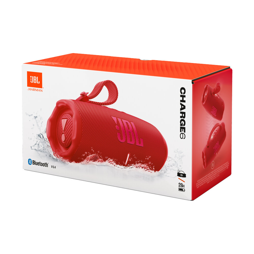 ลำโพง Bluetooth JBL CHARGE 6 BLUETOOTH RED