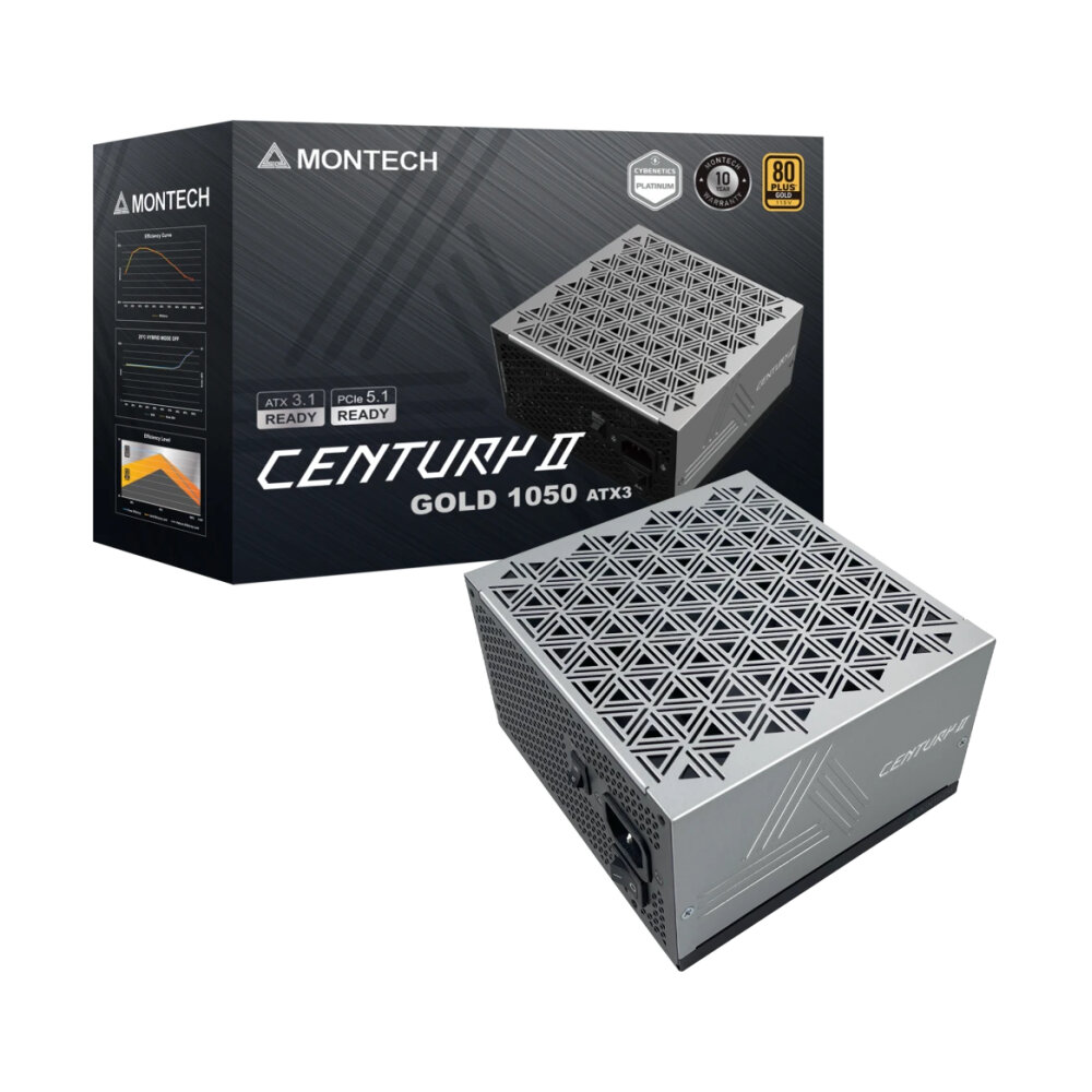 POWER SUPPLY (CYBENETICS PLATINUM) 1050W MONTECH CENTURY II