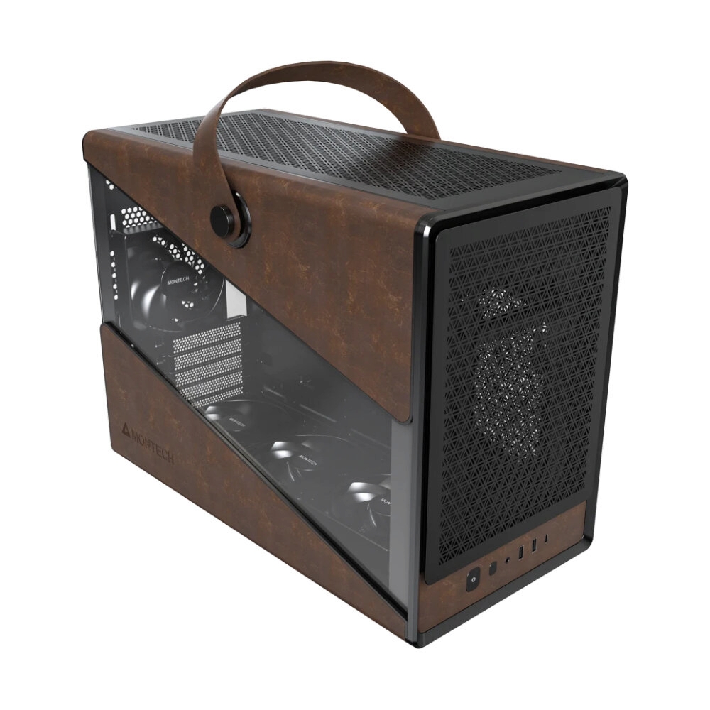 mATX CASE (NP) MONTECH HERITAGE PRO BLACK