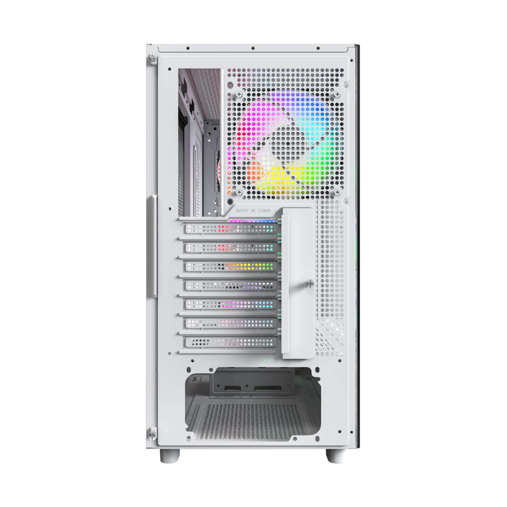 ATX CASE (NP) MONTECH XR WOOD WHITE