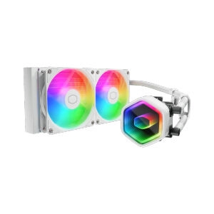 LIQUID COOLING COOLER MASTER MASTERLIQUID 240 CORE II ARGB WHITE (MLW-D24M-A18PA-RW)