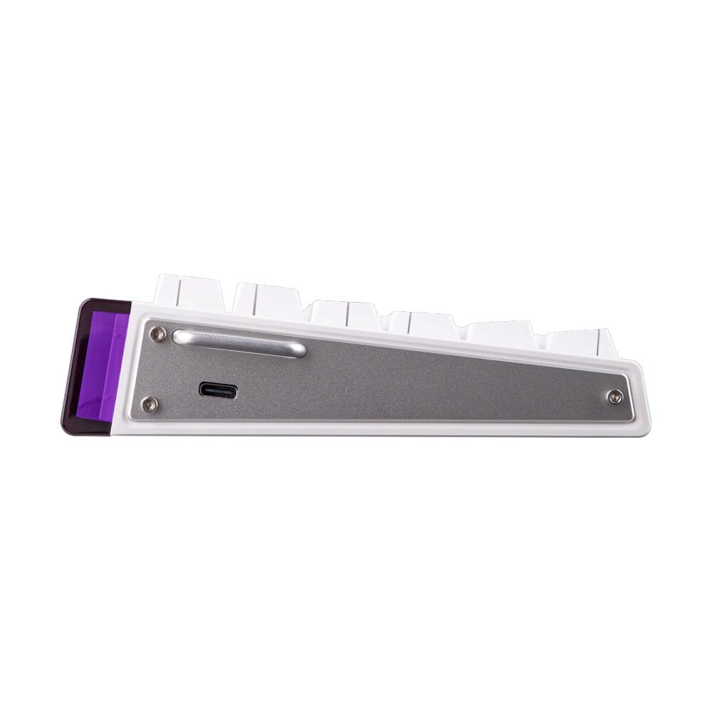 KEYBOARD AULA HERO84HE WHITE PLUTO (MAGNETIC SWITCH คีย์บอร์ด)