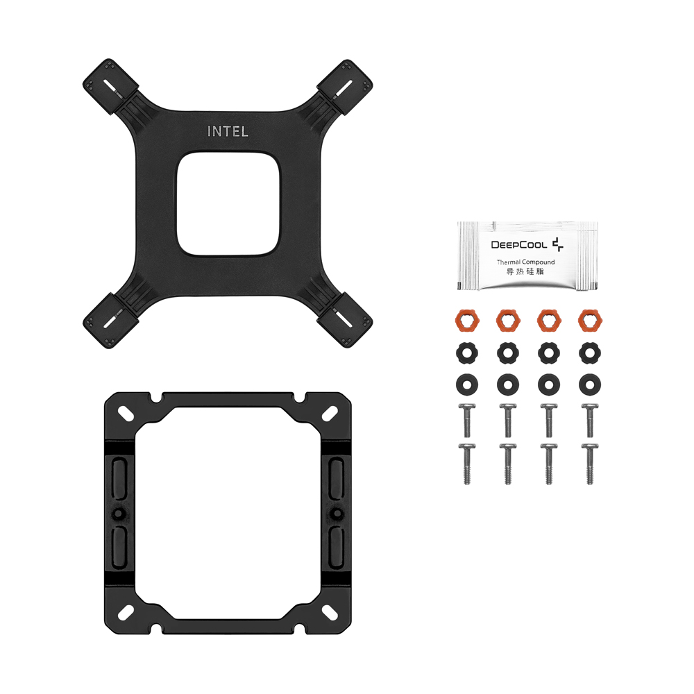 CPU COOLER DEEPCOOL AG400 ARGB V2 BLACK (R-AG400-BKAMMN-GJD)