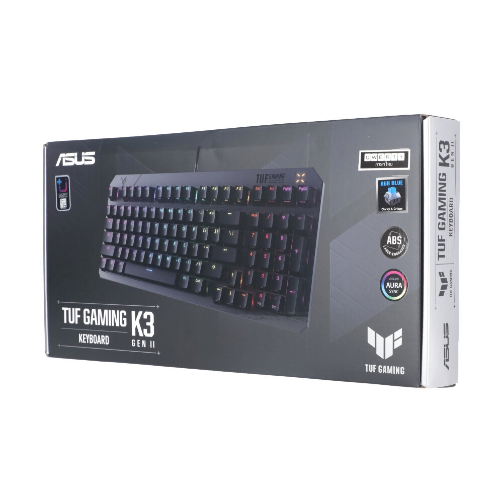 KEYBOARD ASUS TUF K3 GEN II (BLUE SWITCH คีย์บอร์ด)