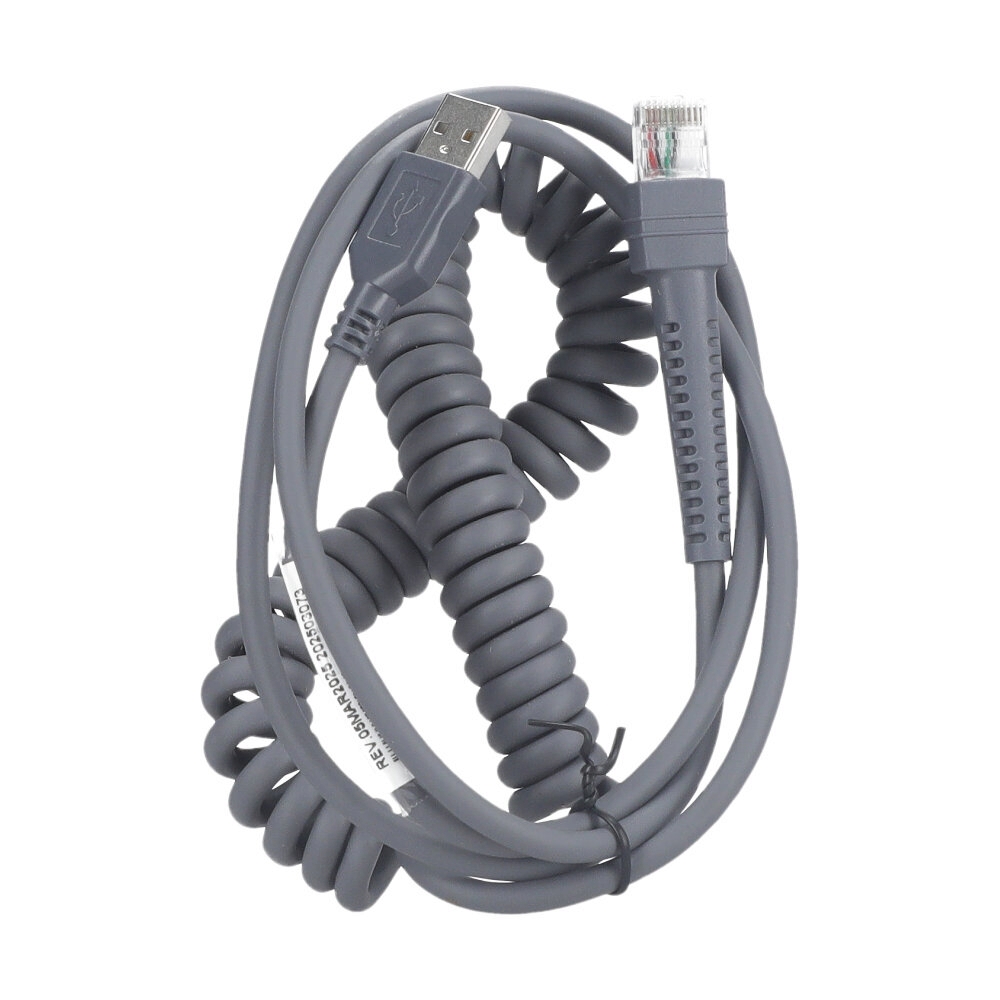 สายตัวอ่านบาร์โค้ด LS2208 USB (สายเกลียว)