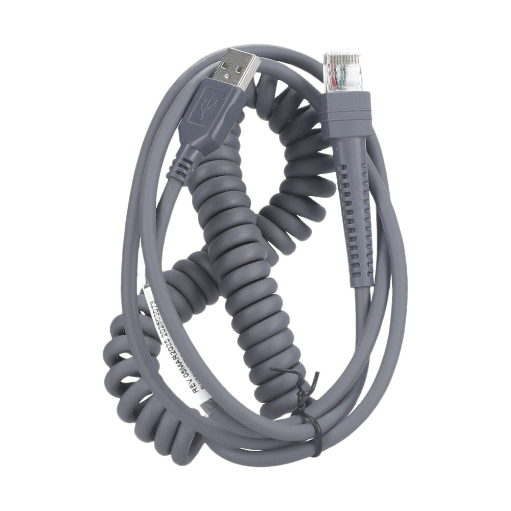 สายตัวอ่านบาร์โค้ด LS2208 USB (สายเกลียว)