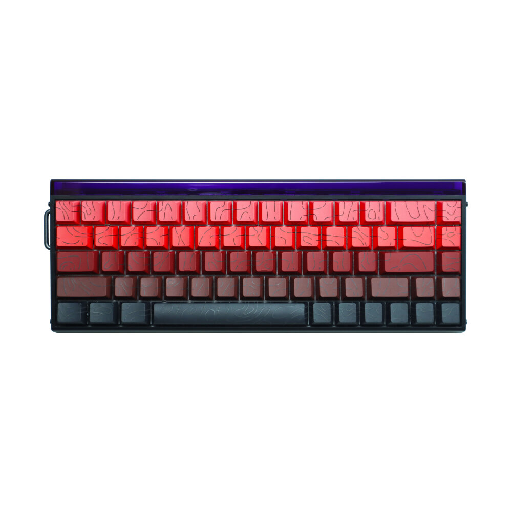 KEYBOARD AULA HERO68HE GRADIENT BLACK RED NEPTUNE (MAGNETIC SWITCH คีย์บอร์ด)