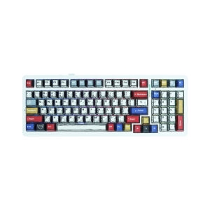 KEYBOARD WIRELESS BLUETOOTH AULA F99 COMICS (GRAYWOOD SWITCH คีย์บอร์ด)