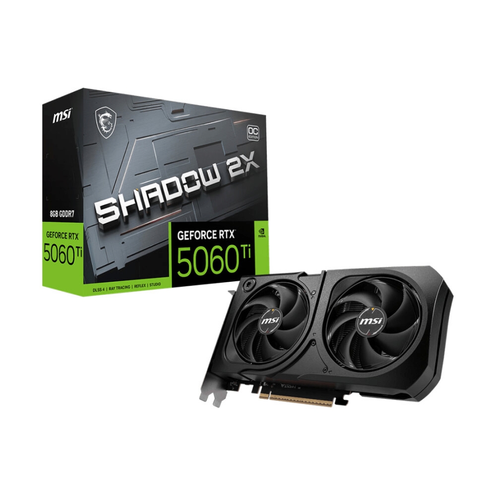RTX5060TI/8GB MSI SHADOW 2X PLUS (OC/D7)
