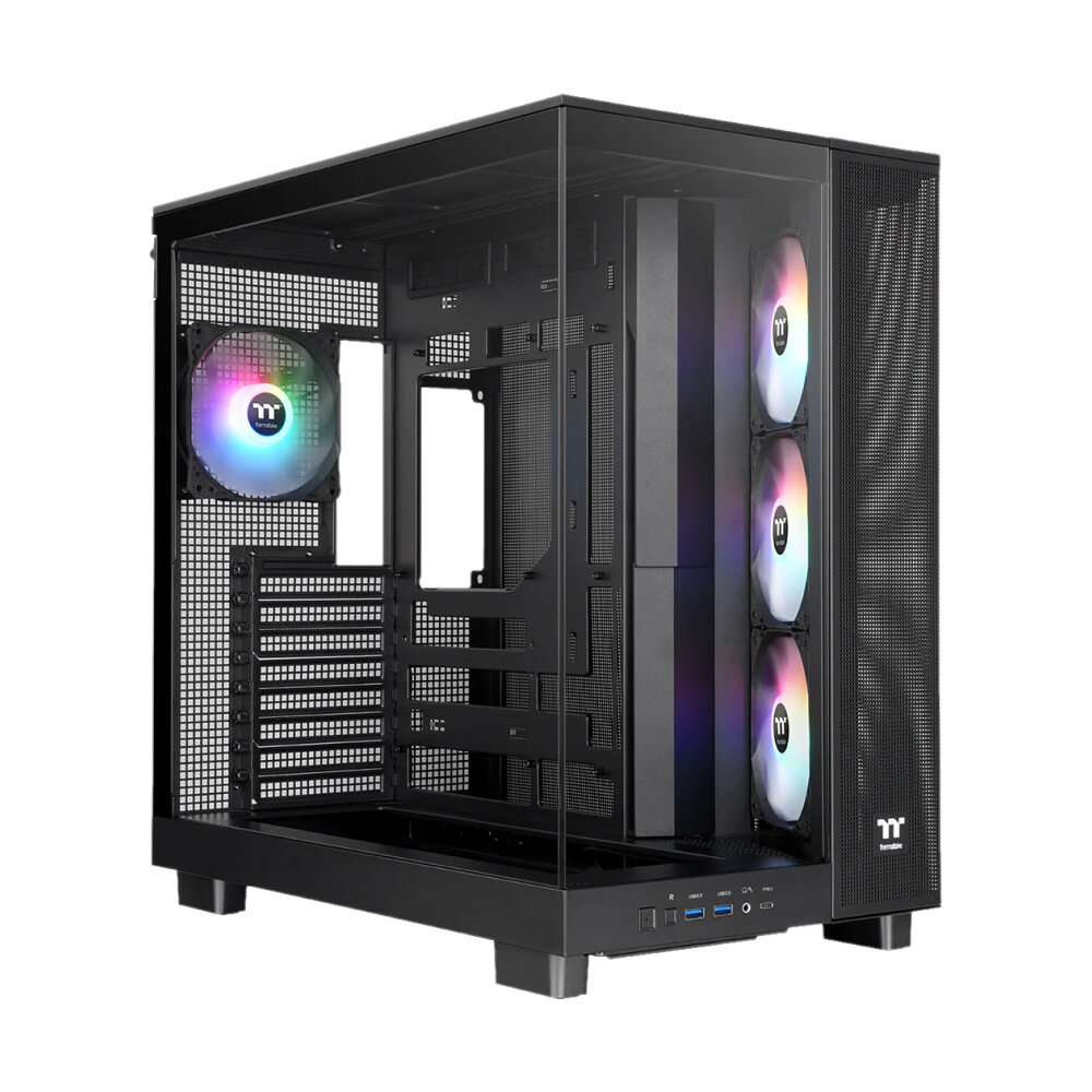 ATX CASE (NP) THERMALTAKE VIEW 380 XL TG ARGB BLACK (1E-00M1WN-00)