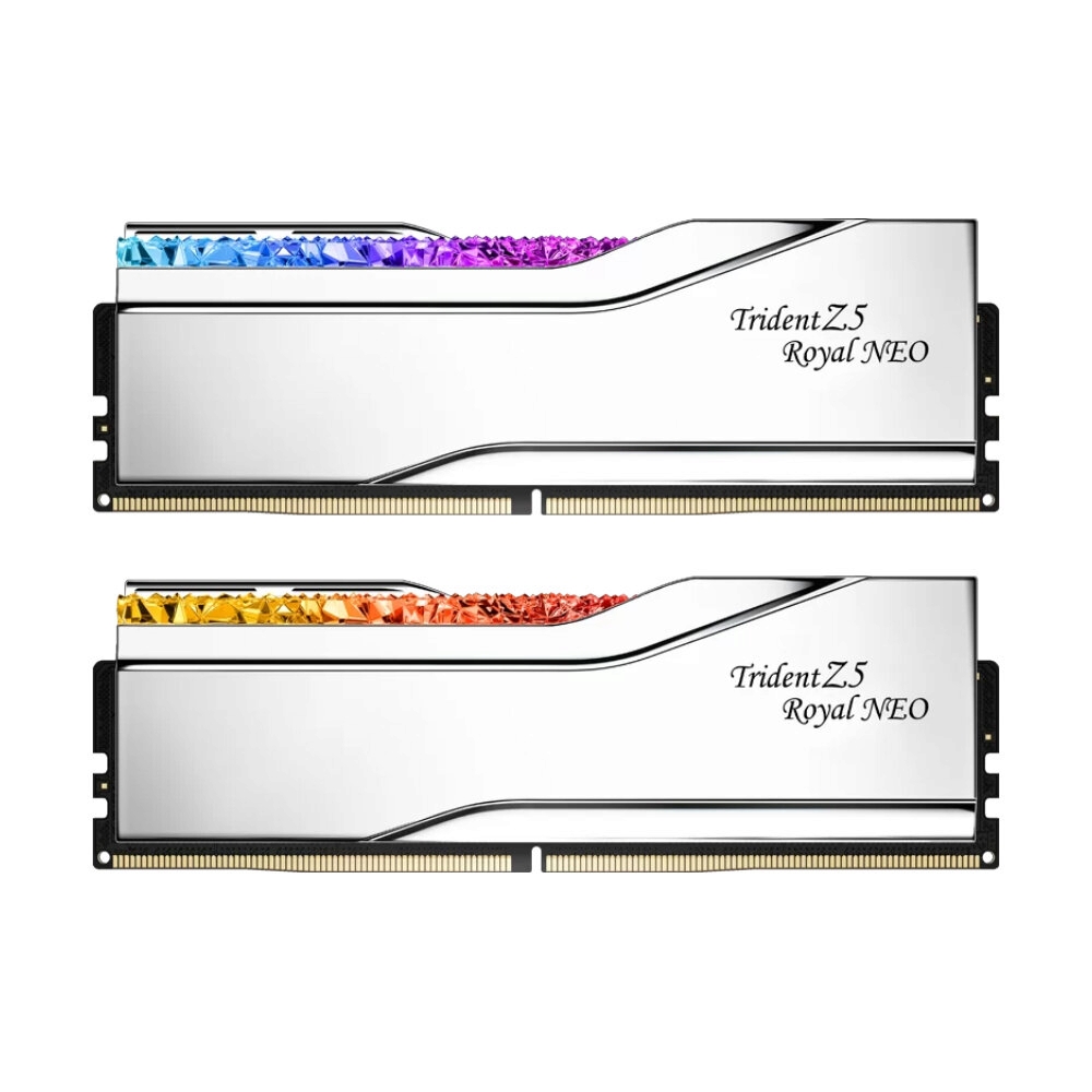 RAM DDR5(8000) 48GB (24GBx2) G.SKILL TRIDENT OC Z ROYAL NEO SILVER (F5 ...
